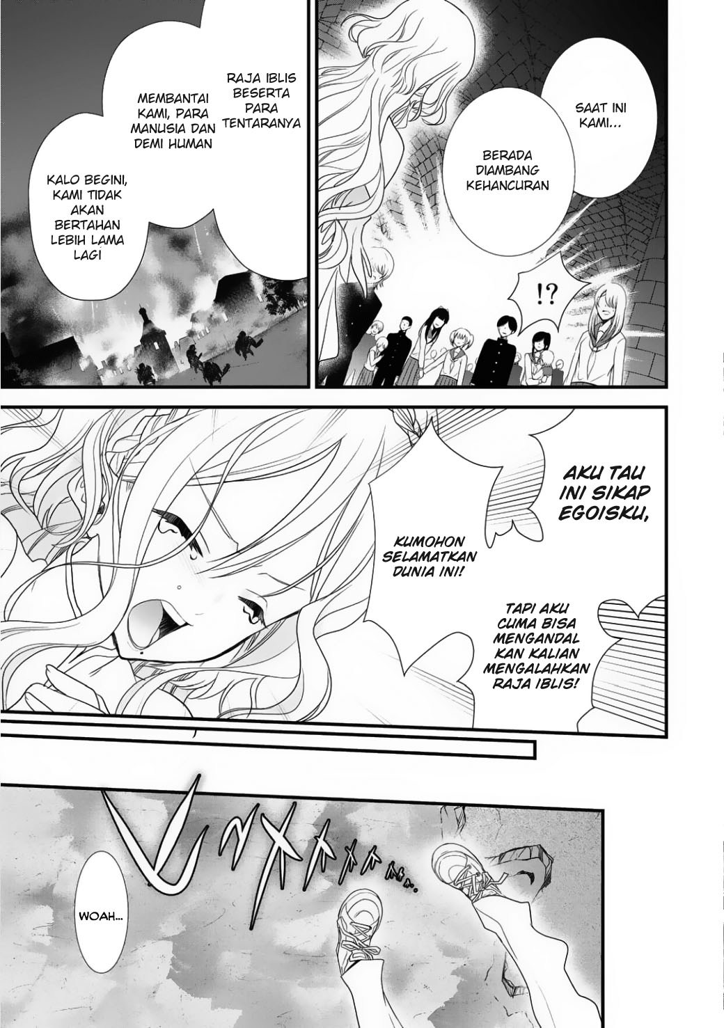 Class ga Isekai Shoukan sareta Naka Ore dake Nokotta n desu ga chapter 3